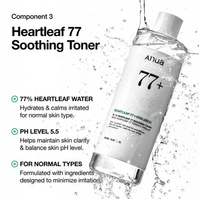 Korean Anua Glow SkinCare Set (10 pcs)™