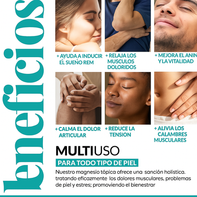 Set de aceite de magnesio en aerosol ArtNaturals (355 ml) + loción de masaje corporal (226 ml)